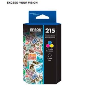Cartucho de Tinta Epson Tricolor, T215520-AL, para WorkForce WF-100.