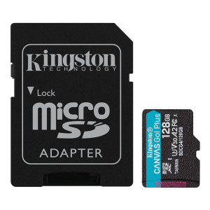MEMORIA MICROSDXC 128GB R200MB/S C10+ADP KINGSTON (SDCG4/128GB)