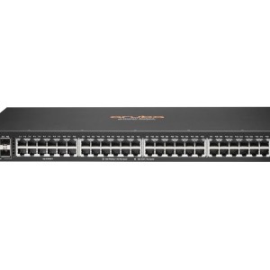 Aruba Conmutador Ethernet Aruba CX 6000 48 Puertos Gestionable - Gigabit Ethernet - 10/100/1000Base-T, 1000Base-X - 3 Capa compatible - Modular - 4 Ranuras SFP - 44.20W Power Consumption - Fi