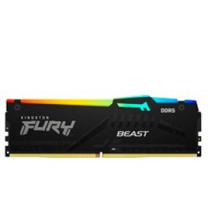 Memoria Kingston Fury Beast 16GB DDR5-5600MT/s PC5-44800 CL40, 1.25V, 288-Pin, XMP 3.0,RGB