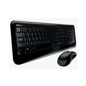 Kit de teclado y mouse inalámbrico Microsoft Desktop 850, Receptor USB, 2.4 GHz, negro.