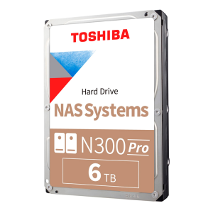 Disco duro Toshiba N300 PRO NAS, 6TB, SATA 6.0Gb/s, 7200rpm, 512MB Cache, 3.5".