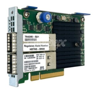 HP 544+FLR-QSFP 40 Gb/s 2-Port(s) Ethernet Adapter Card 544+FLR-QSFP 764285-B21 Retirado de equipo en uso