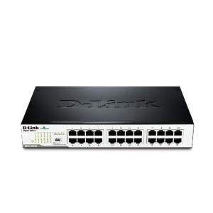 Switch D-Link DES-1024D, 10/100 Mbps, 24 x RJ-45, CSMA/CD, para Rack, Autovoltaje.