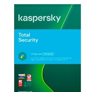Software Kaspersky Total Security, 5 Dispositivos, Licencia 1 año. Proteccion Premium.
Incluye anti-malware, anti-rastreo, proteccion para efectuar pagos y seguridad para sus hijos, contrase
