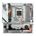 Motherboard GIGABYTE B850M AORUS ELITE WIFI7 ICE-P, Chipset AMD B850, Socket AMD AM5, mATX
