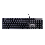 Teclado gamer TEROS TE-4074G, RGB, USB 2.0, negro