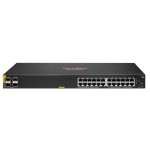 Switch HPE Gigabit Ethernet Aruba 6100, 24 Puertos PoE 10/100/1000Mbps + 4 Puertos SFP+, 128 Gbit/s, 8192 Entradas - Gestionado