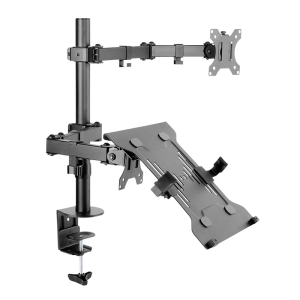 Soporte de escritorio para monitor + Laptop, o 2 monitores Speaka Professional SP-MM-302