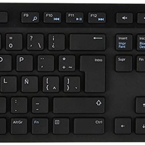 Dell 0PTDD KM636 Combo de teclado y mouse inalámbricos, Negro