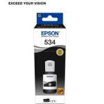 Botella de tinta EPSON T534120-AL, color negro, contenido 120ml.