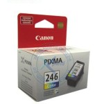 Cartucho de tinta Canon CL-246, Tri-Color, FINE Technology, 180 paginas.