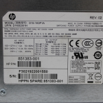 Fuente de poder HP D15-1K0P1A 1000w Z4 Z6 WorkStation 851383-001 Retirado de Equipo en Usos Garantia 12 Meses