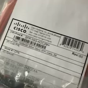 New Cisco SFP-10G-AOC2M 2M 10GBase Active Optical SFP+ Cable 10-2898-01