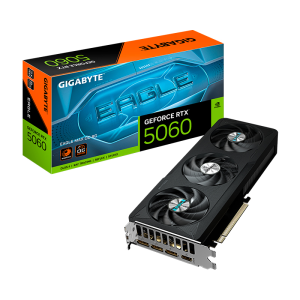 Tarjeta de video GIGABYTE GeForce RTX 5060 EAGLE MAX OC 8G, 8 GB GDDR7, PCIe Gen 5.0