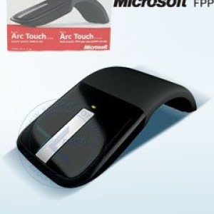 Mouse óptico inalámbrico Microsoft Arc Touch, 1000 dpi, BlueTrack, Receptor USB, 2.4GHz.