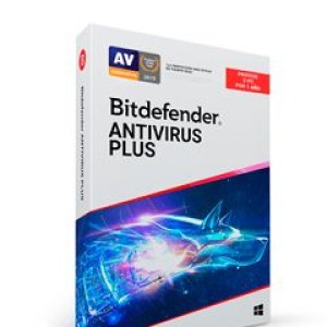 Software Bitdefender Antivirus Plus, Licencia para 3 PCs, por 12 Meses + 3 Gratis.