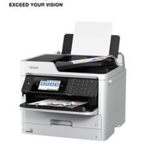 Multifuncional de tinta Epson WorkForce Pro WF-C5710, imprime/escanea/copia/fax, WiFi. Imprime 34 ppm, 4800 x 1200 dpi, escaner de 1200 dpi, 1 bandeja frontal de 250 hojas, bandeja opcional 5