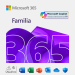 Licenciamiento Virtual (ESD) Microsoft 365 Familia (Licencia de 12 meses / 1 a 6 usuarios)