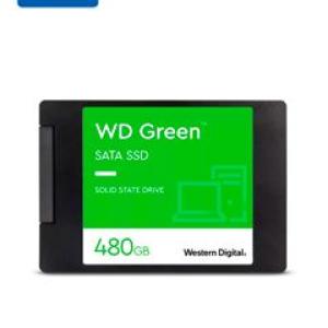Unidad en estado solido Western Digital Green, WDS480G3G0A, 480GB, SATA 6Gb/s, 2.5", 7mm.