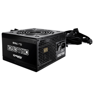 Fuente de alimentación Asrock, 750W, ATX, 80 Plus Bronze.