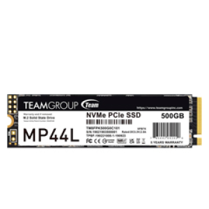 Unidad de estado solido TEAMGROUP MP44L 500GB, M.2, PCI-E 4.0 x4 con NVMe 1.4