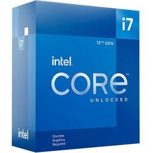 Procesador Intel Core i7-12700F, 2.10 / 4.90GHz, 25MB SmartCaché, LGA1700, Intel 7(10nm) Incluye Fan Cooler / No incluye Controlador Grafico de Video.