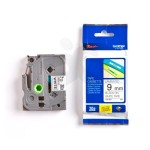 CINTA BROTHER TZE-221 BLACK ON WHITE 3/8" (9MM)