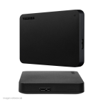 Disco duro externo Toshiba Canvio Basic, 2TB, USB 3.0, 2.5", Negro.