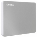 Disco Duro Externo Toshiba Portátil Canvio Flex, 2 TB, USB 3.0 / 2.0, Color: Plata