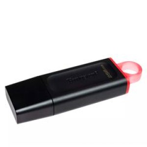 Memoria Flash USB Kingston DataTraveler Exodia 256GB, USB 3.2 Gen 1, Color Rojo. Presentación en colgador.