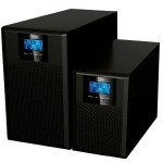 UPS Elise UDC-3K-T-G2, On-Line, 3kVA, 2.7KW, 100V ~ 300VAC, Display LCD. Interfaz USB, 4 tomas NEMA 5-15R, factor de potencia de salida 0.9, eficiencia de >90%, 6 baterías internas, alarma au