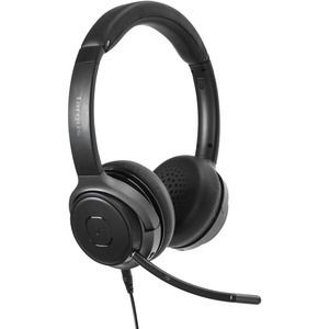 Auriculares Targus Con cable/Inalámbrico Sobre la oreja Estéreo - Negro - Binaural - Bluetooth - Función de cancelación de ruido ambiente Micrófono - Cancelación de ruido - Mini-phone (3.5mm)