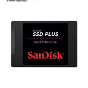 Unidad de Estado Solido SanDisk Plus, 480GB, SATA 6Gb/s, 2.5", 7mm.