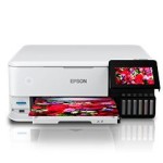 Multifuncional de tinta Epson EcoTank L8160, imprime/escanea/copia, LAN/Wi-Fi/USB 2.0 Imprime 32/32 ppm (negro/color) a 5760 dpi x 1440 dpi, Escanea (Resolución óptica/máxima) a 1.200 dpi / 1
