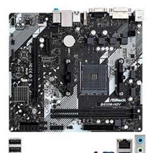 Motherboard ASROCK B450M-HDV R4.0, Chipset AMD B450, Socket AMD AM4, mATX
