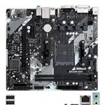 Motherboard ASROCK B450M-HDV R4.0, Chipset AMD B450, Socket AMD AM4, mATX