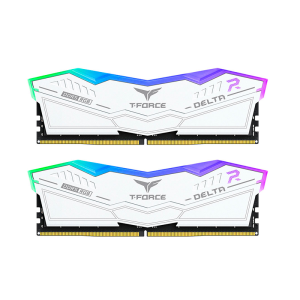 TeamGroup DELTA RGB DDR5 32GB Kit de 2 Unid (2x16GB) Memory White, 6000MHz, CL38