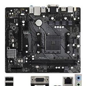 Motherboard ASROCK A520M-HDV, Chipset AMD A520, Socket AMD AM4, mATX