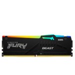 Memoria Kingston Fury Beast 16GB DDR5-5600MT/s PC5-44800 CL40, 1.25V, 288-Pin, XMP 3.0,RGB
