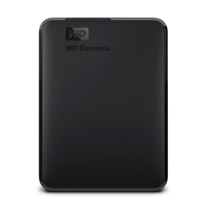 Disco duro externo Western Digital Elements Portable, 5 TB, USB 3.0/2.0, negro.