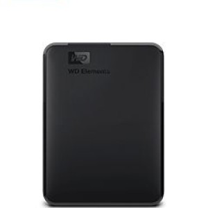 Disco duro externo Western Digital Elements Portable, 5 TB, USB 3.0/2.0, negro.